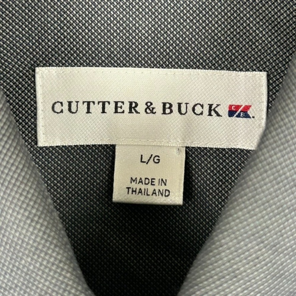 Cutter & Buck New Orleans Saints Mens Button Long Sleeve Large Shirt Gray Sporty - Picture 4 of 9
